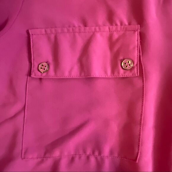 Pink Long Sleeve Blouse - Picture 5 of 7